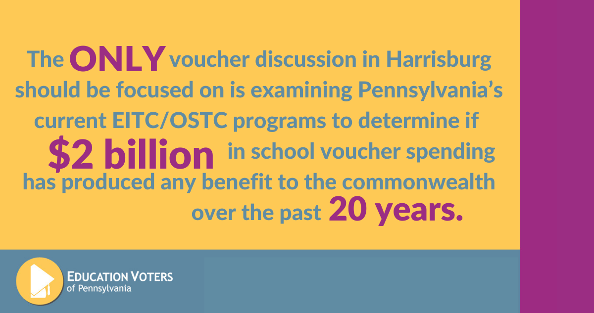 THIS is the voucher conversation we need in Harrisburg. Education