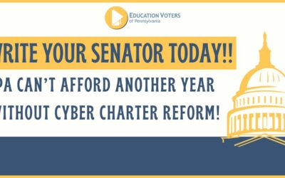 ALERT: Tell your senator cyber charter funding reforms MUST be in the budget this year.